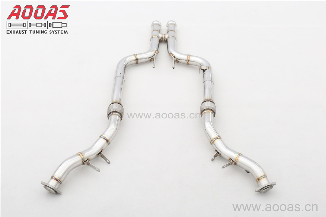Mercedes Benz W222 S450 All SS304/ Catless Downpipe